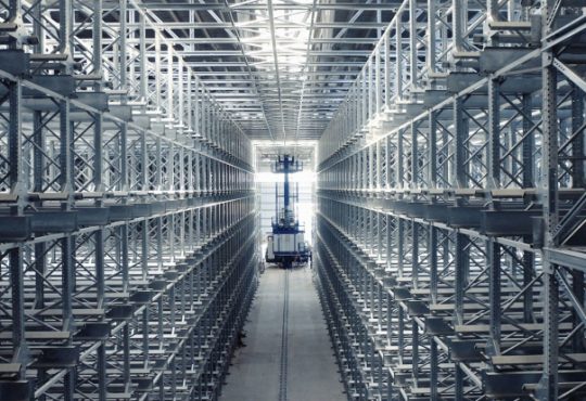 Entrepôt automatique porte-bobines haute densité