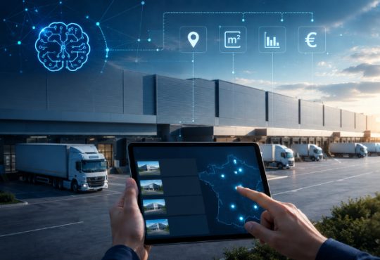 recherche d'entrepôts avec AI